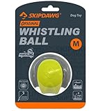 SKIPDAWG Whistling Ball, Macht im Flug Pfeifgeräusche, für Hunde, hochwertiger TPR, sehr gut für Ballschleuder