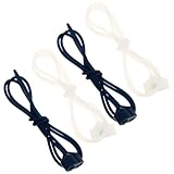 Generisch 4 Stück Kabellose Kopfhörer Anti Verlust Seil 70cm aus Silikon mit Magnetischer Saugvorrichtung und Abnehmbarem Trageband für drahtlose Ohrhörer und Funkkopfhörer