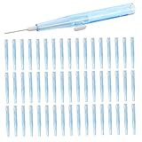 TOVINANNA 40St Interdentalbürste mundhygiene Alternative Ersatz Reisefreundliche Zahnbürsten Zahnreinigung Bürsten orale saubere Bürste Hosenträger Zahnstocher pp Blue