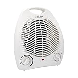 HELLER HL706 Heizlüfter klein | 2000W | elektrische Heizung mit Thermostat | 2 Heizstufen + Kaltstufe | Frostwächter | Elektroheizung kompakt
