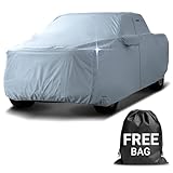 iCarCover Premium LKW-Abdeckung für Ford F-150 SuperCrew Cab, normales Bett, 2 m, wasserdicht, Allwetter-, Regen-, Schnee-, UV-Sonnen-, Hagelschutz, vollständige Abdeckung für Innen- und Außenbereich