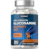 Glucosamin 2KCl 1500mg | Glucosaminsulfat | 360 Hochdosiert Tabletten | Glucosamine Sulphate | von Horbaach