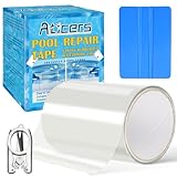 Pool Reparaturset, Transparentes Pool Reparaturset Unterwasser, Pool Reparatur Klebeband 10 cm x 152 cm,Pool Flicken Klebeband Zur Reparatur Verschiedener Schwimmbadoberflächen (10 cm x 152 cm)