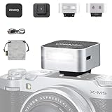ZENIKO ZF04 Mini Kamera Blitzgerät Camera Flash CCT 6500k±200k 372 Full-Power Blitze 2 Leistungsstufen Kompatibel mit Canon Nikon Sony Fuji Olympus Panasonic(Silber)