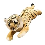 Zymoplas Löwe Tiger Plüschtiere Cartoon Gefüllte Puppe Niedliches Bett Sofa Kissen Wildes Tier Heimdekoration Geschenke Erwachsene Jungen Mädchen, Tiger