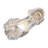 Bow Plastics Perlen-Farblich passender Farbverlauf, Frühlingsschuhe für Mädchen, Größe 1, Schuhe für Mädchen und Kinder, gold, 34 EU