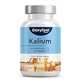 Kalium - 270 Kapseln - Hochdosiert: 2446 mg je Tagesdosis, davon 800 mg elementares Kalium - Kaliumcitrat für Blutdruck, Muskelfunktion und Nervensystem * - Über 4 Monate Vorrat - 100 % vegan