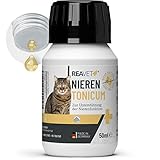 ReaVET Nieren Tonicum für Katzen 50ml | zur Unterstützung der Nierenfunktion und Harnwege | 100% natürlich | ohne Zuckerzusatz & ohne Aromastoffe