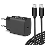 25W USB C Ladegerät Ladekabel für Samsung Galaxy S25 S24 S23 S22 S21 S20fe S10 S9 S8 A55 5g A54 A53 A52 A51 A50 A33 A13 A12,Schnellladegerät mit Typ C Schnellladekabel 2m,Fast Charger Adapter Netzteil
