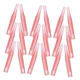 Baluue 20st Interdentalbürste Bürste Picks Hosenträger Kegelzahnbürsten Für Den Haushalt Hosenträger-reinigungsbürste Kleine Zahnstocher Zahnseidebürste Rot Rostfreier Stahl