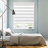 Verdunkelungsrollo, 105 x 240 cm, ohne Bohren, einfache Montage, Fenster- und Türschutz, mit Zubehör, Weiß