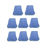 PATKAW 8St Wachstuch autotrocknungstücher Auto poliertuch Microfiber Cloth mikrofasertuecher poliertücher Auto mikrofaser-Reinigungstuch Auto Pflegetuch Autos autohandtuch mikrofaser Blue
