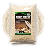 Terrariensand Desert Ground - in 5, 10 oder 25 Kg - Wüstensand für EIN natürliches Wüstenumfeld im Terrarium - natürlicher Bodengrund (5 Kg)