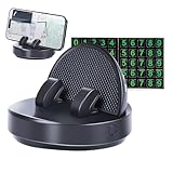 Generisch Autohandyhalter | Universal Smartphone Halterung Fürs Armaturenbrett | Handyhalter Auto Mit Temporärer Parknummer | rutschfeste Handyhalterung Für Navigation Telefonieren Video Musik
