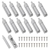 DINGFENG 12 Stück Softclose Türdämpfer Möbeltürdämpfer Schranktür Dämpfer Soft close Türdämpfer Schrank für Küchenschrank Türdämpfer zum Softclose nachrüsten