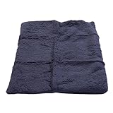 Yechiry Plüsch-Haustiermatte, Bequeme Plüsch-Hundeschlafmatte mit Rutschfester Unterseite, Deluxe-Katzenkissen, Mittelgroße und Kleine Hunderassen, Bietet Haustierkomfort und Wärme (dunkelgrau)