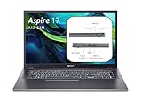 Acer Aspire 17 A17-51M-51CV, 43,9 cm (17,3 Zoll) Full HD IPS 60 Hz (Intel Core i5-1334U, 16 GB RAM, 512 GB SSD, Intel XE Graphics, Windows 11 Home), Grau, Französische AZERTY-Tastatur