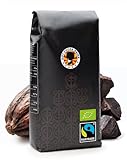 Hot Cocoa Drink (1Kg) – Fairtrade Bio Kakaopulver aus Afrika - zartbitter & vollmundig - leicht löslich - veganer Kakao – Ideal für heiße Schokolade & Desserts - Afro Coffee