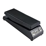 YDuupxe DF2210 Wah-Pedal für Gitarre, Klassisches Wah-Effektpedal mit Ein-/Aus-Fußsteuerung, Ideal für Bands, DJs und Musiker, Schwarz, 24,2 X 9,3 X 7 Cm