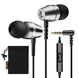 LUDOS OMNITONE Kopfhörer In Ear Kopfhörer mit Kabel und Mikrofon, 5 Jahre Garantie, In Ear Ohrhörer, 3,5 mm Klinkenstecker Earbuds, Satte Bässe Earphones, Headphones für iPhone, Huawei, Samsung