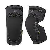 O'NEAL | Knie-Protektoren | Motocross Enduro Motorrad | Hochdichter IPX® Aufprallschutz, elastischem Klettband, Atmungsaktives Neopren | Junction Lite Knee Guard | Erwachsene | Schwarz | Größe L