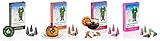 Crottendorfer Räucherkerzen Set im 4er Pack mit 24 ST pro Packung, Räucherkegel in Größe M in verschiedenen Duftvarianten wie Zimtapfel, Kaminzauber, Bunte Mischung, Erzgebirgischer Weihnachtsduft