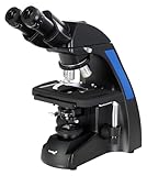 Levenhuk 850B Biologisches Binokularmikroskop mit Achromatischen Plan-Objektiven, Beweglichem Tisch, Blaufilter und Weitfeldokularen