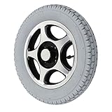 Changor Rollstuhlreifen, rutschfest, verschleißfest, große Tragfähigkeit, 320 mm Außendurchmesser, aufblasbares Rad für Trolley