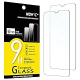 NEW'C 2 Stück, Panzer Schutz Glas für Samsung Galaxy A12, Frei von Kratzern, 9H Härte, HD Displayschutzfolie, 0.33mm Ultra-klar, Ultrabeständig
