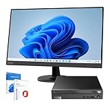Lenovo Bundle Business 2024 Tiny X0Q Mini-PC | Intel Core i5-13420H 8 Core bis zu 4,60 GHz | 32 GB RAM | SSD 1 Tera Nvme | WI-FI Monitor 27 Zoll FHD Windows 11 Pro Office 2021 Garantie 36 Monate