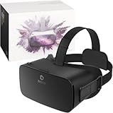 DESTEK VR Brille Handy, Augenschutz HD Anti-Blaulicht mit der Touch-Button, Virtual Reality Brille für iPhone Samsung Android 4,7-6,8 Zoll