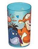 Disney Winnie Puuh Trinkbecher Kinder - Kinderbecher 250 ml für Mädchen und Jungen, Motivbecher für Kindergarten und Schule - Wasserbecher Kunststoff