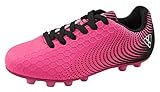 Vizari Kids Stealth FG Outdoor-Fußballschuhe für Jungen und Mädchen, rosa/schwarz, 31 EU