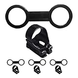 GOOHOCHY 8 Stück Teiliges Silikon Schnorchelhalter mit Schnellverschluss Elastische Schnorchel Tauchermaske Riemen Clips Weich und Flexibel Sicherer Halt für Schnorcheln und Tauchen