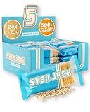 Sven Jack (Energy Cake) Haferriegel Original 24x 125g I Original Haferflocken Energieriegel I Veganer Haferriegel I Langkettige Kohlenhydrate & wenig Zucker I Kalorien Riegel I Müsliriegel