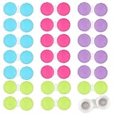 20 StüCk KontaktlinsenbehäLter,Bunt LinsenbehäLter,Contact Lenses Case,KontaktlinsenbehäLter Weiche Linsen,Tragbar Kontaktlinsen BehäLter,Hygienisch Und Auslaufsicher,Geeignet FüR Die Heimreise