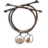 DIYthinker Miaoji Aquarellmalerei Katze Dragon Li Armband Seil Hand Kette Armband Leder Gitarre