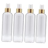 DRESSOOS 4 Stück 100 Sprühflasche Mini-getränkeflaschen Spender Reiseparfümflasche Kleine Flaschen Mit Deckel Conditioner-lotion Behälter Auslaufsichere Reiseflaschen Babyflasche Plastik
