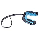 Mundschutz, Ergonomisches Snap-in Design 5.3x5x2cm Schwarz/Blau Mundschutz für Judo Grapple Free Combat für Baseball und Muay Thai(Blau)