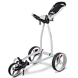 Big Max Golf Trolley Blade IP 3 Rad Flat faltbar White