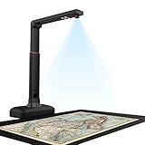 XUCS 23-Megapixel-Dokumentenkamera-Scanner, Buchscanner Für Lehrer, Erfassungsgröße A2, OCR-Texterkennungsfunktion, Auto-Flatten- Und Fingerabdruckentfernungstechnologien, PC- Und Mac-kompatibel