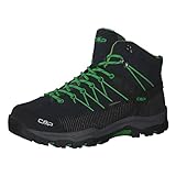CMP Unisex Kinder Kids Rigel Mid Shoe Wp Trekking Wanderstiefel, B Blue Gecko, 33 EU
