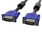 Kyper Monitorkabel 1,8 m 15 Pin M/M VGA auf VGA SVGA 1080P Full HD High Resolution für TV Computer Projektor (5)