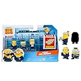 MINIONS Ich – Einfach unverbesserlich 4, Packung mit 4 Figuren AVL-Team. 5,8 cm große Sammelfiguren. Packung enthält 3 sichtbare Figuren Plus 1 versteckte Überraschungsfigur