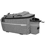 Mumuve Fahrrad-Rücksitztasche, Aufbewahrungstasche, große Kapazität, Gepäckträgertasche