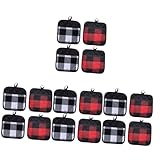 Amosfun 4 Sätze 4 Sets Mikrowellenhandschuhe rutschfeste Ofenhandschuhe Waschbare Isolierhandschuhe Waschbarer Backhandschuh Hitzebeständiger Backhandschuh Backhandschuhe 4 Stück * 4