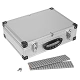 anndora Werkzeugkoffer 70101 Werkzeugkiste 43 x 33 x 14 cm abschließbar - Silber Aluminium