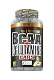 WEIDER BCAA Kapseln mit Glutamin, Aminosäuren Kapseln hochdosiert, Amino Komplex für Fitness, Bodybuilding u. Krafttraining, Essentielle Aminosäuren für den Muskelaufbau, 180 Kapseln