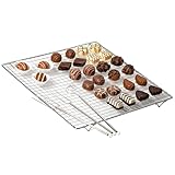 Westmark Pralinen-/Dekorier-Set, 4-tlg., 2 Pralinentauchgabeln, 1 Pralinentauchspirale, 1 Abtropfgitter, Inkl. Rezeptheft, Stahl/Rostfreier Edelstahl, Silber, 31472260