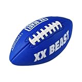 Aymzbd American Football Rugby Ball Teamspiel Trainingsausrüstung mit Rutschhemmender PU Hülle Und Robuster Blase für Bessere Kontrolle für Freunde, Größe 4